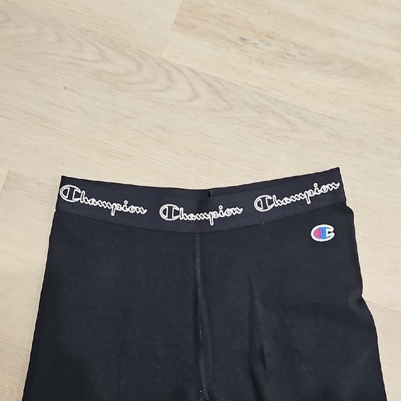 Yoga Champion Black Logo Leggings Size S - Picture 2 of 6